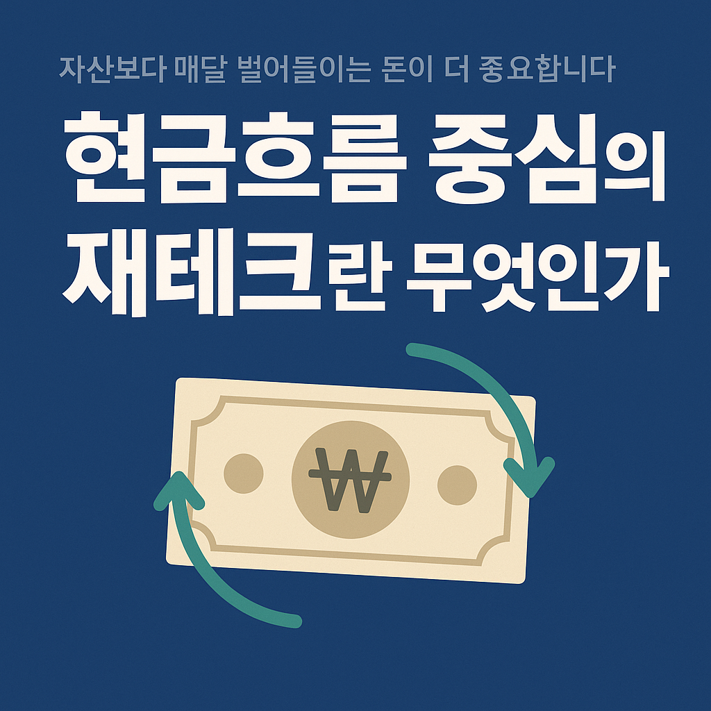 현금흐름 중심 재테크란